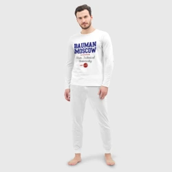 Мужская пижама с лонгсливом хлопок МГТУ - фото 2