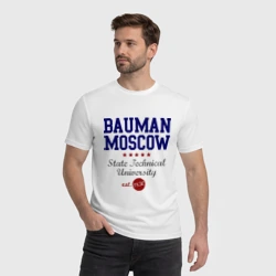 Мужская футболка хлопок МГТУ - фото 2