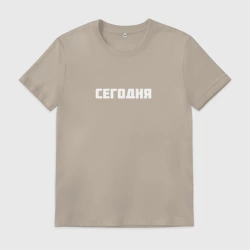 Мужская футболка хлопок Сегодня