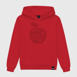 Мужская толстовка хлопок Яблоко Ньютона формулы физики