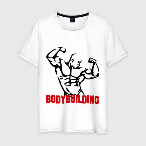 Мужская Футболка бодибилдинг(bodybuilding) (хлопок)