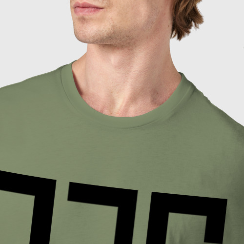 Мужская футболка хлопок OPG, цвет авокадо - фото 6