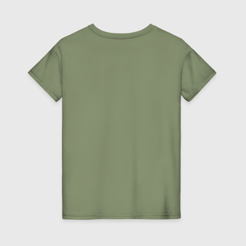 Женская футболка хлопок север, цвет авокадо - фото 2