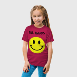 Детская футболка хлопок Мистер счастье - фото 2