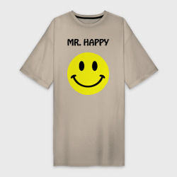 Платье-футболка хлопок Мистер счастье