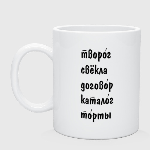 Слоги слова чашка