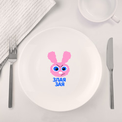 Набор: тарелка + кружка Злая зая - фото 2