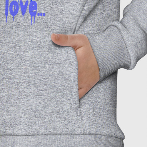 Детское худи Oversize хлопок Novosib my love, цвет меланж - фото 8