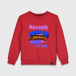 Детский свитшот хлопок Novosib my love