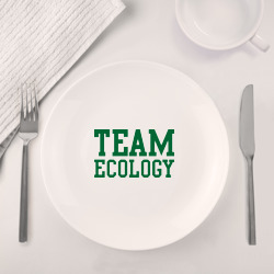 Набор: тарелка + кружка Команда экологов - фото 2