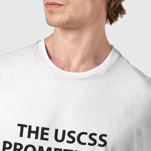 Мужская футболка хлопок Прометей транспорт, цвет белый - фото 6
