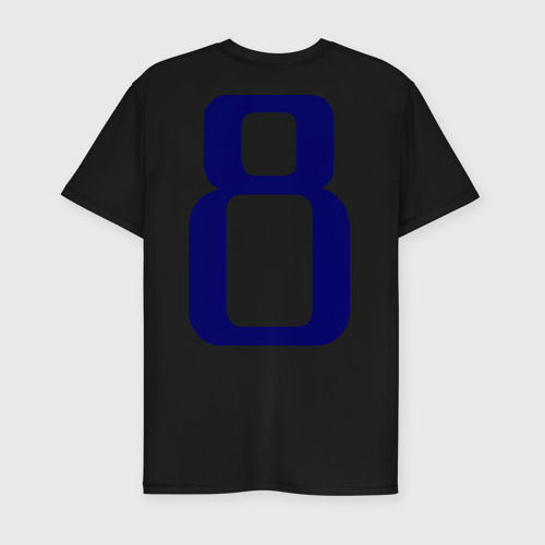 Мужская футболка хлопок Slim Сборная Франции - 8, цвет черный - фото 2