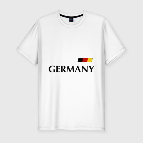 Мужская футболка хлопок Slim Сборная Германии - 10
