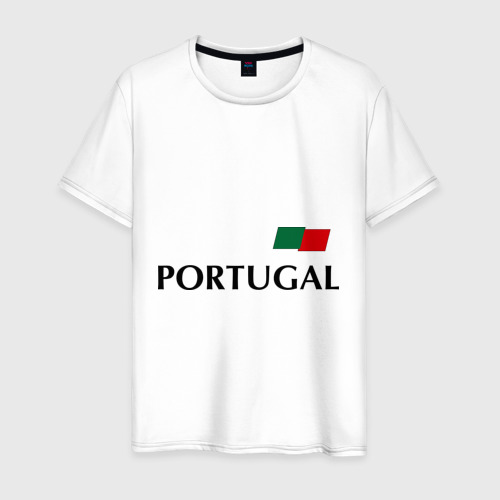 Мужская футболка хлопок Сборная Португалии - 10, цвет белый