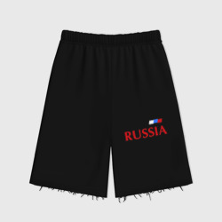 Женские шорты oversize футер хлопок Сборная России