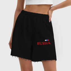 Женские шорты oversize футер хлопок Сборная России - фото 2