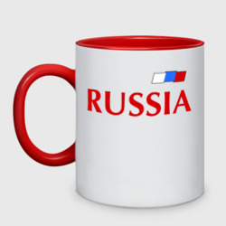 Кружка двухцветная Сборная России