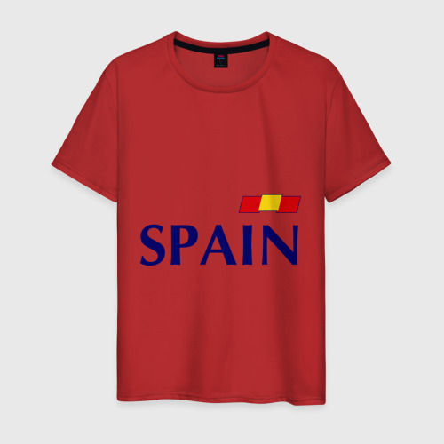 Мужская футболка хлопок Сборная Испании - 10, цвет красный