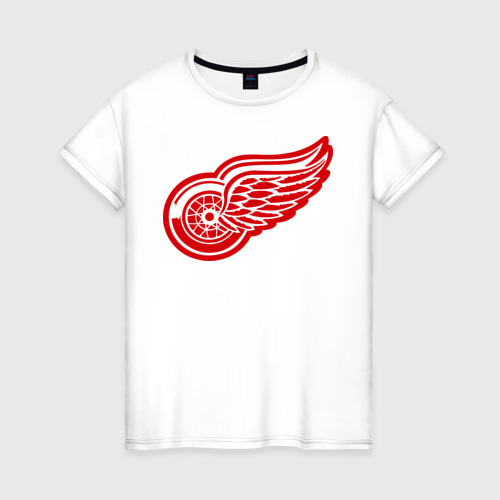 Женская футболка хлопок Detroit Red Wings Pavel Datsyuk - Павел Дацюк, цвет белый