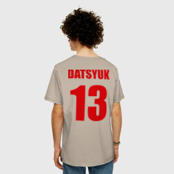 Мужская футболка хлопок Oversize Detroit Red Wings Pavel Datsyuk - Павел Дацюк - фото 2