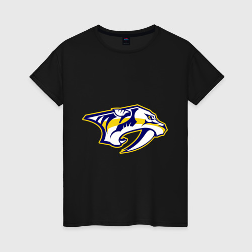 Женская футболка хлопок Nashville Predators Radulov - Радулов 47, цвет черный