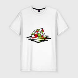 Мужская футболка хлопок Slim Кубик рубика