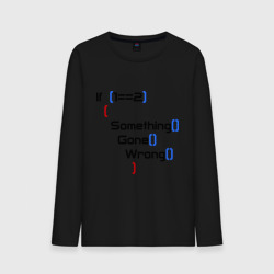Мужской лонгслив хлопок If 1=2