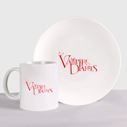 Набор: тарелка + кружка The Vampire Diaries