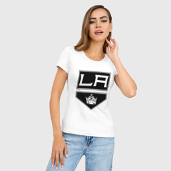 Женская футболка хлопок Slim Los Angeles Kings - Лос Анджелес - фото 2