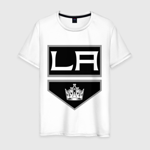 Мужская футболка хлопок Los Angeles Kings - Лос Анджелес, цвет белый