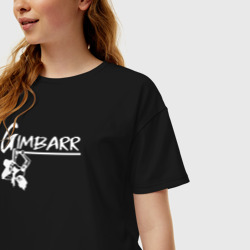 Женская футболка хлопок Oversize Gimbarr: колумбийский стиль - фото 2