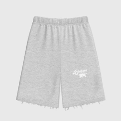 Женские шорты oversize футер хлопок Gimbarr white