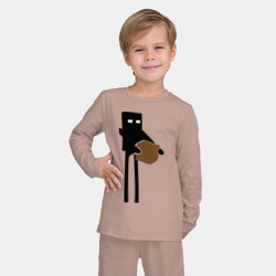 Детская пижама с лонгсливом хлопок Enderman - фото 2