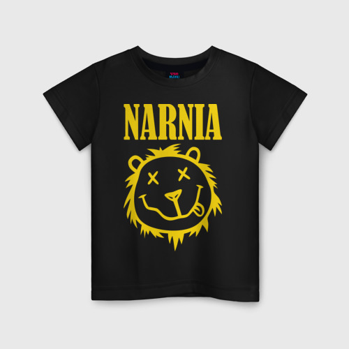 Детская футболка хлопок Narnia, цвет черный