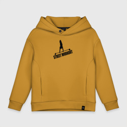 Детское худи Oversize хлопок Street workout s black