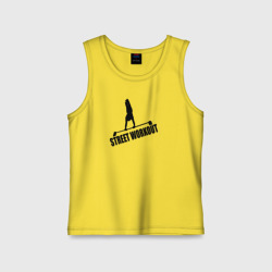 Детская майка хлопок Street workout s black