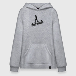 Худи SuperOversize хлопок Street workout s black