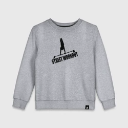 Детский свитшот хлопок Street workout s black