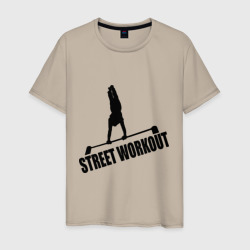 Мужская футболка хлопок Street Workout S
