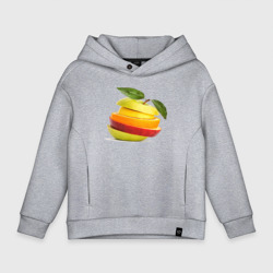 Детское худи Oversize хлопок мега яблоко