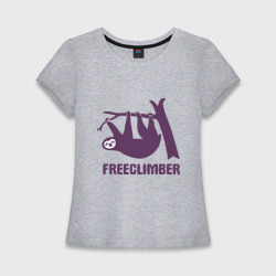 Женская футболка хлопок Slim Freeclimber