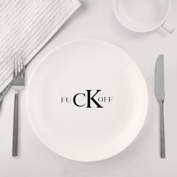 Набор: тарелка + кружка fuCKoff - фото 2