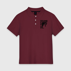 Женское поло хлопок Go out and climb