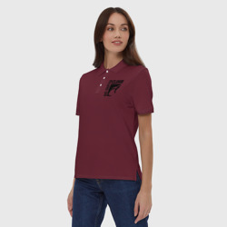 Женское поло хлопок Go out and climb - фото 2