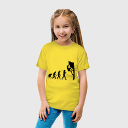 Детская футболка хлопок Эволюция альпиниста - фото 2
