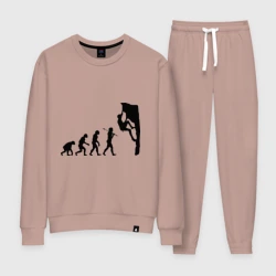 Женский костюм хлопок Эволюция альпиниста