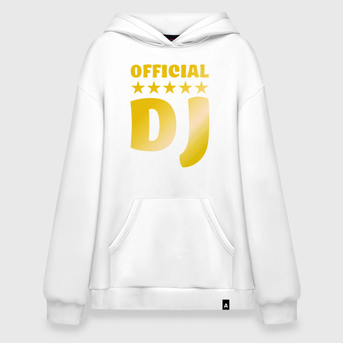 Худи SuperOversize хлопок Official DJ золото