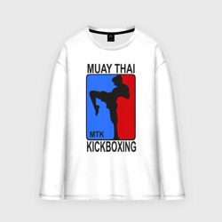 Мужской лонгслив oversize хлопок Muay Thai Kickboxing