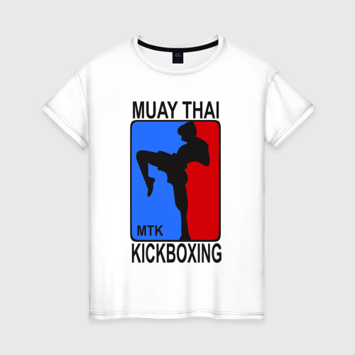 Женская футболка хлопок Muay Thai Kickboxing