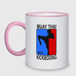 Кружка двухцветная Muay Thai Kickboxing